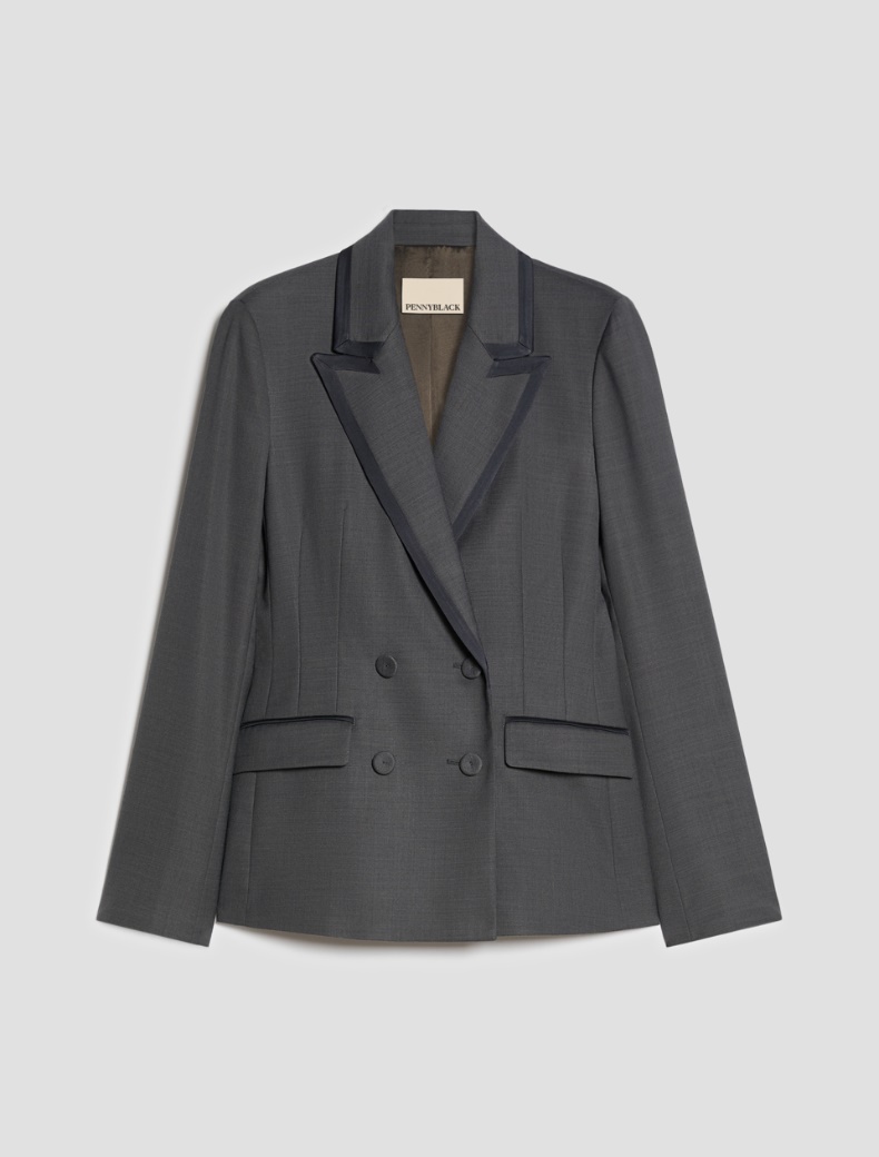 Slim double-breasted blazer - Pennyblack - 2