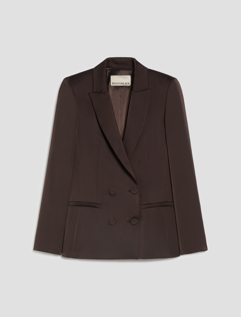 Double satin blazer - Pennyblack - 2