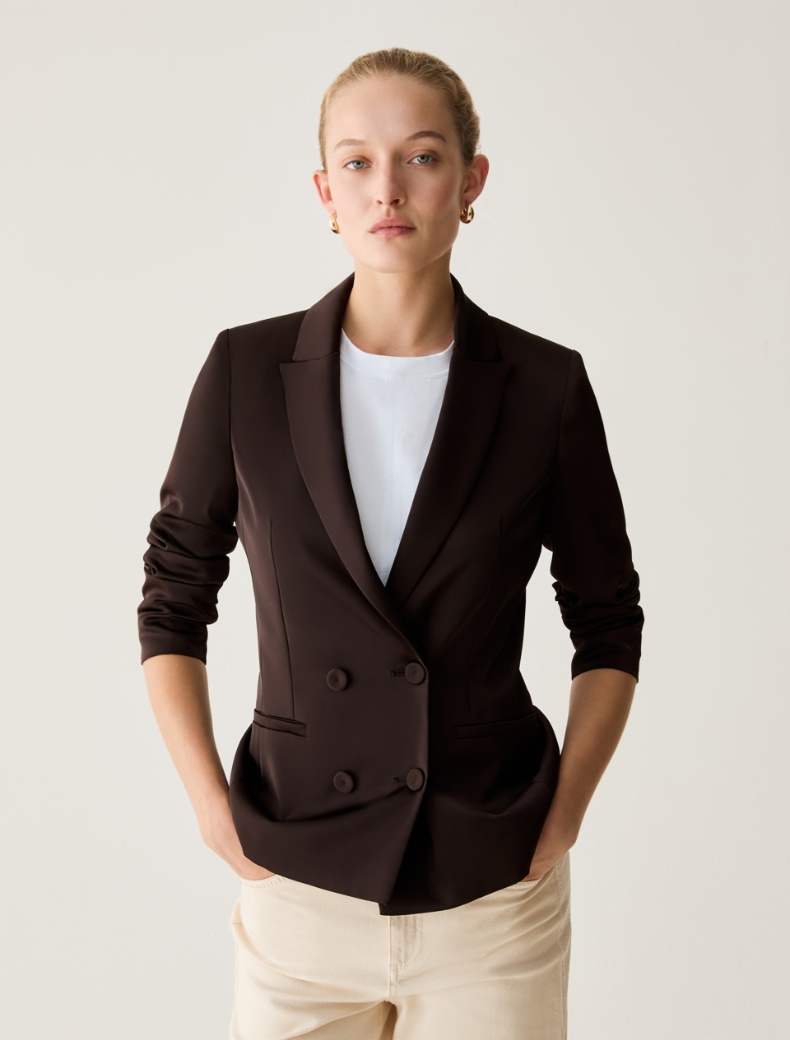 Double satin blazer - Pennyblack