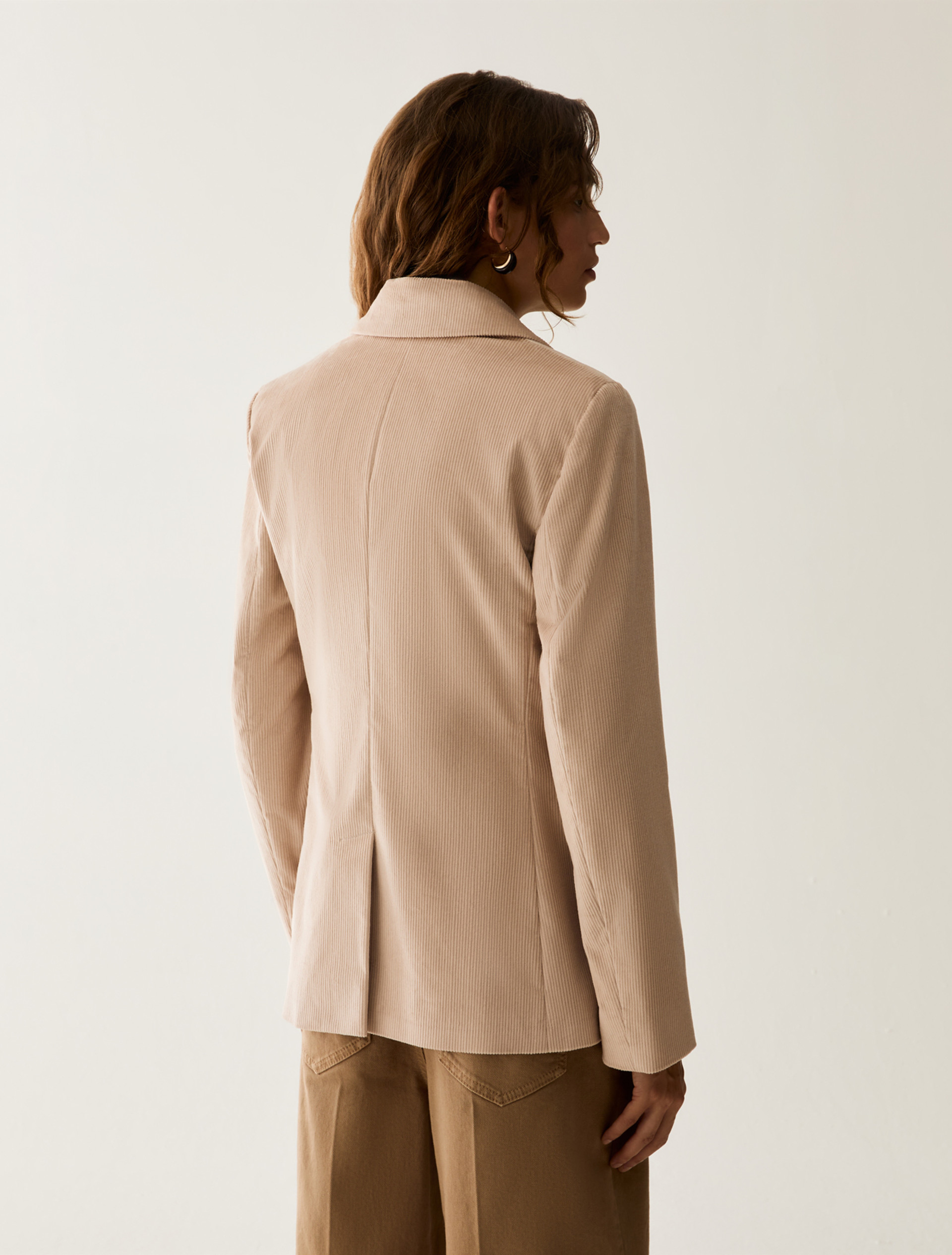 Corduroy blazer - BEIGE - Pennyblack - 3