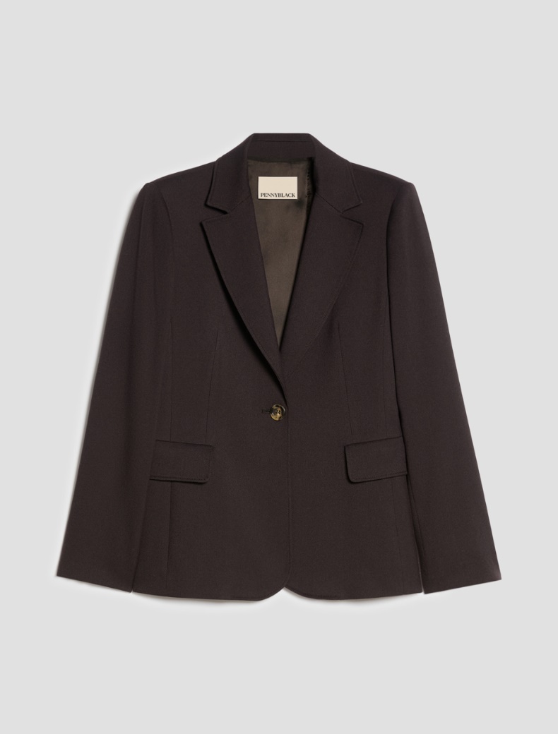 Single-breasted one-button blazer - Pennyblack - 2
