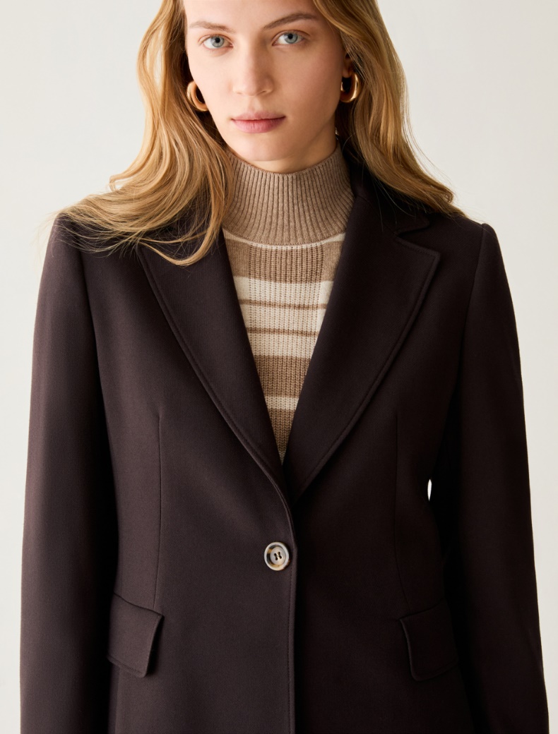 Single-breasted one-button blazer - Pennyblack - 4