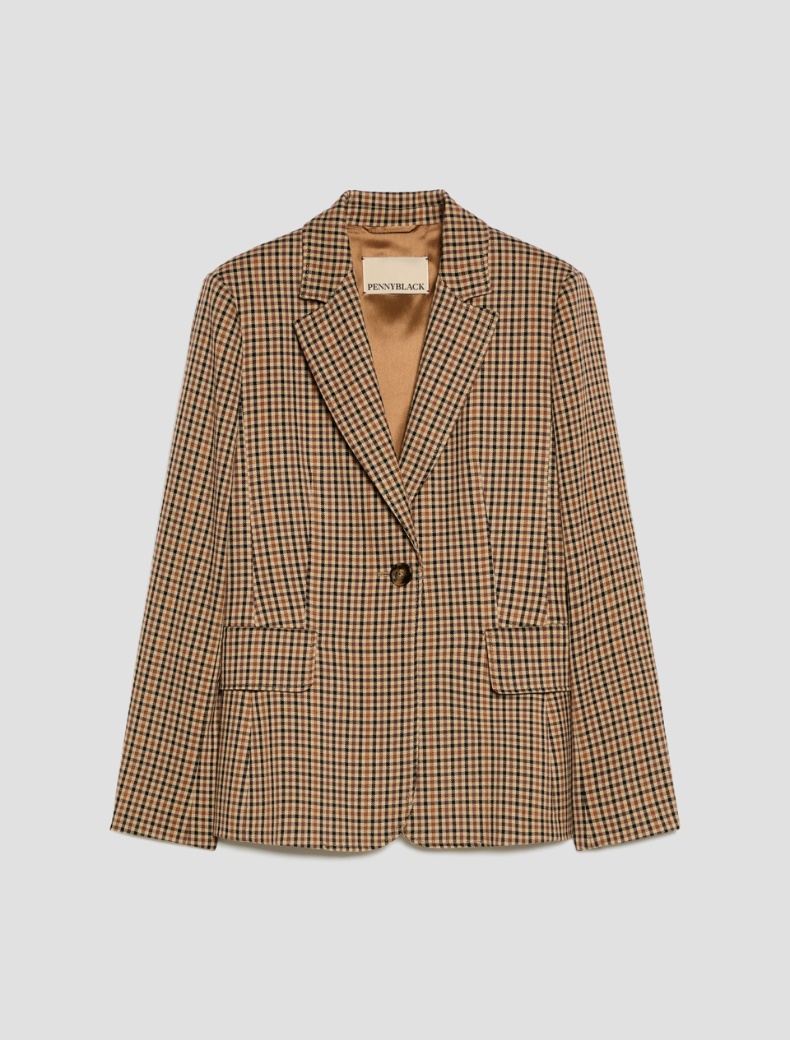 Single-breasted one-button blazer - Pennyblack - 2