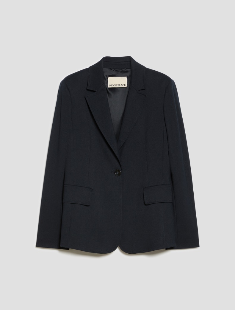 Single-breasted one-button blazer - Pennyblack - 2