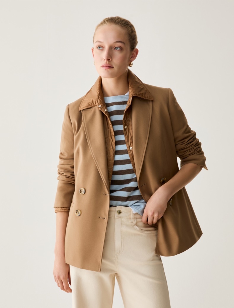 Relaxed Double-Breasted Blazer - Pennyblack - 6