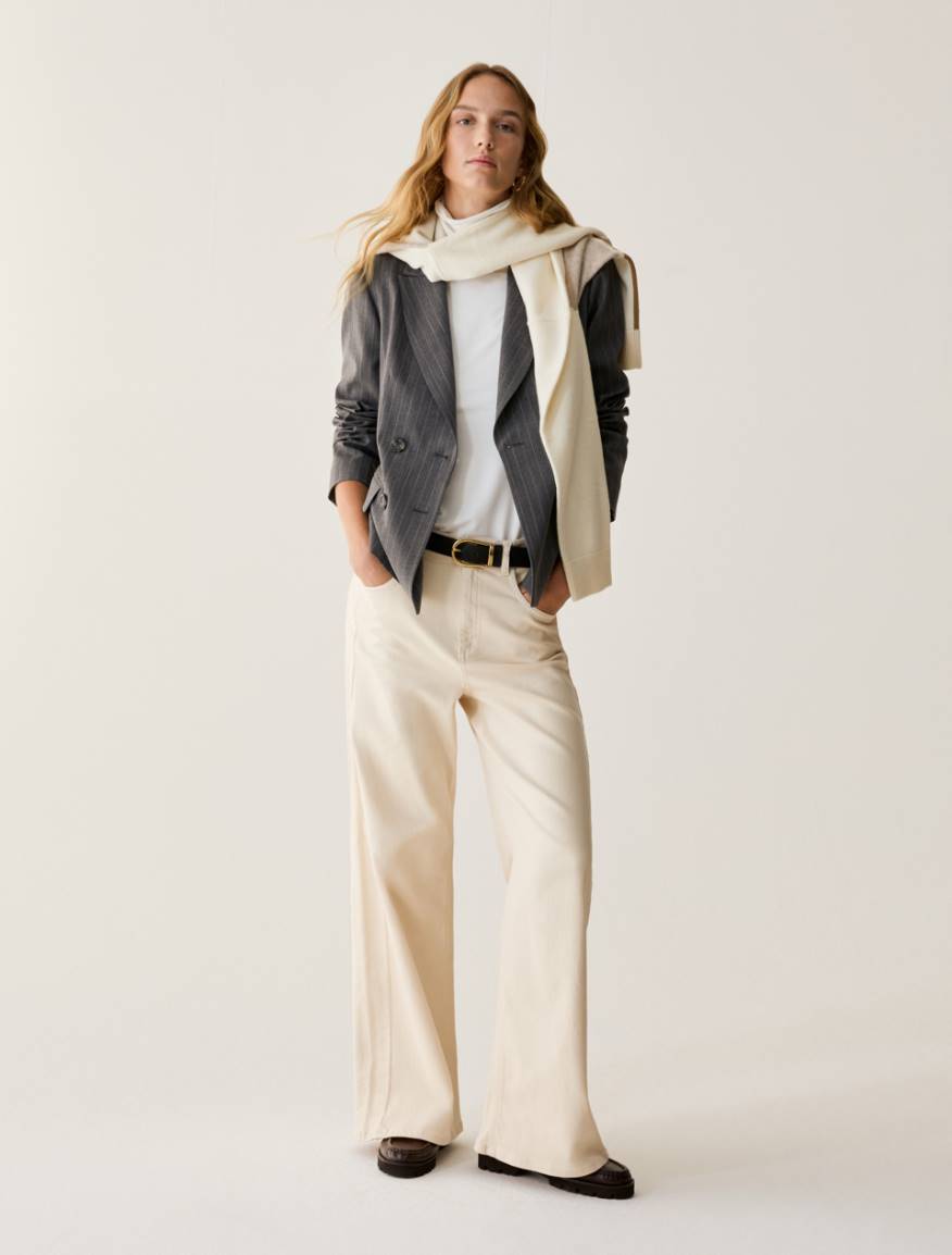 Blazer doppiopetto gessato - GRIGIO - Pennyblack - 5