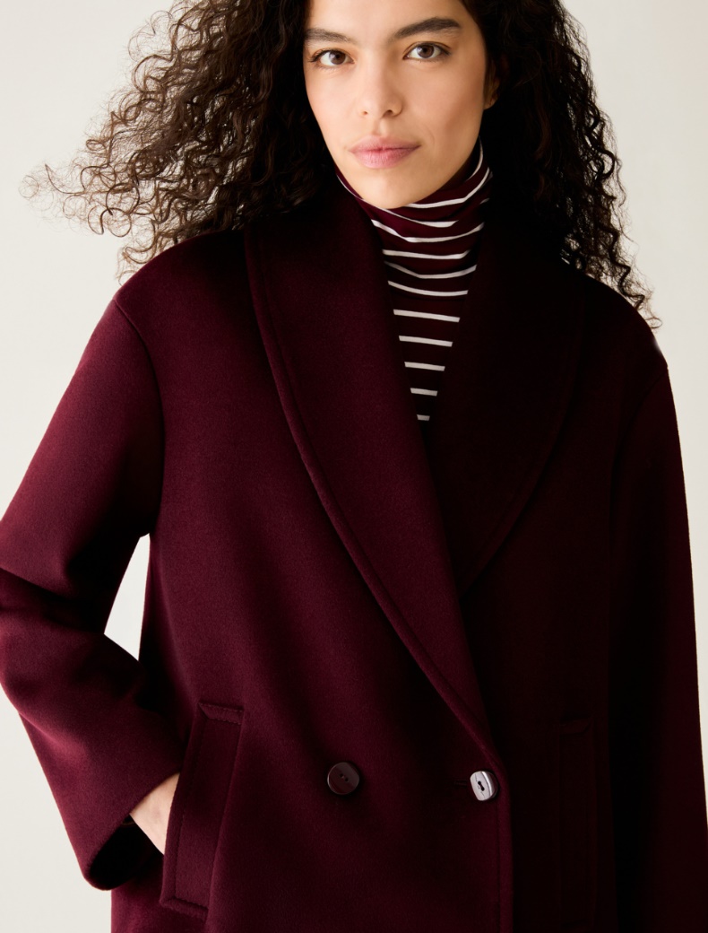 Pea coat in wool drap - Pennyblack - 4