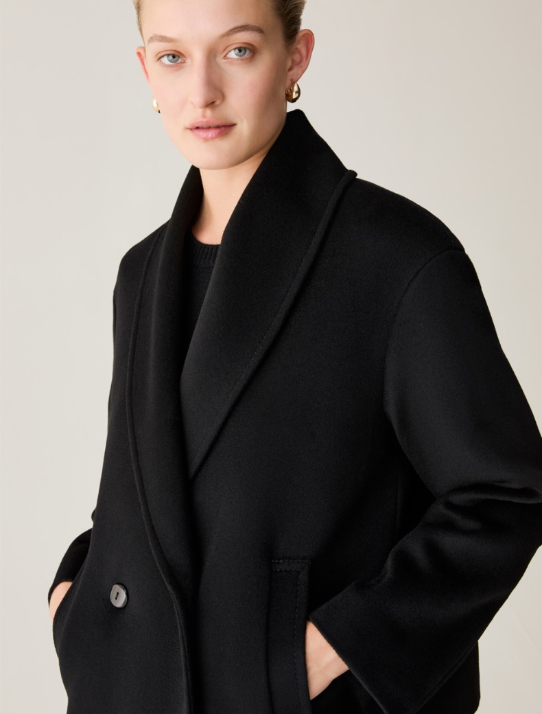 Pea coat in wool drap - Pennyblack - 4