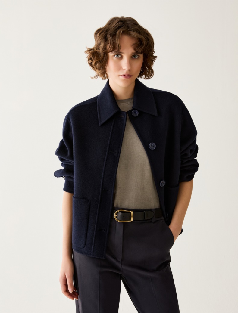 Double-sided wool-blend jacket - Pennyblack - 6