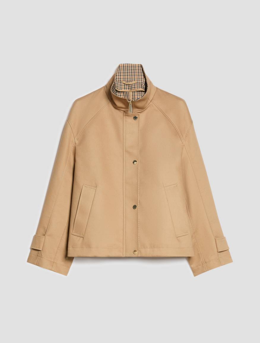 Water-repellent cotton jacket - CAMEL - Pennyblack - 2