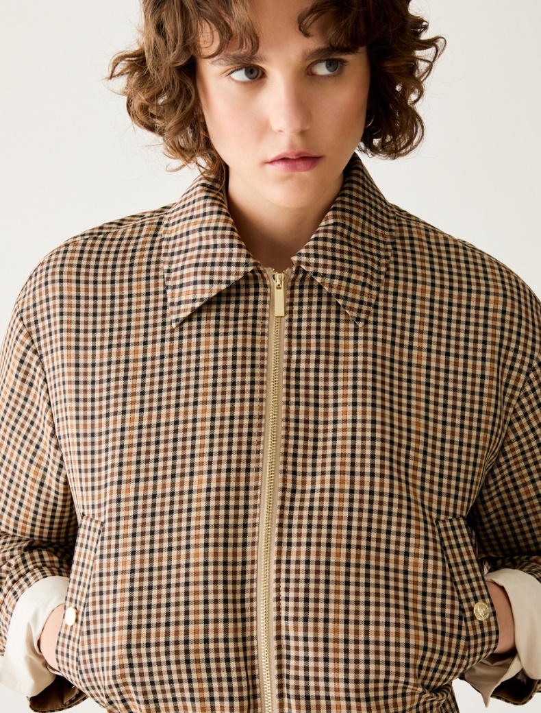 Gingham bomber jacket - Pennyblack - 4