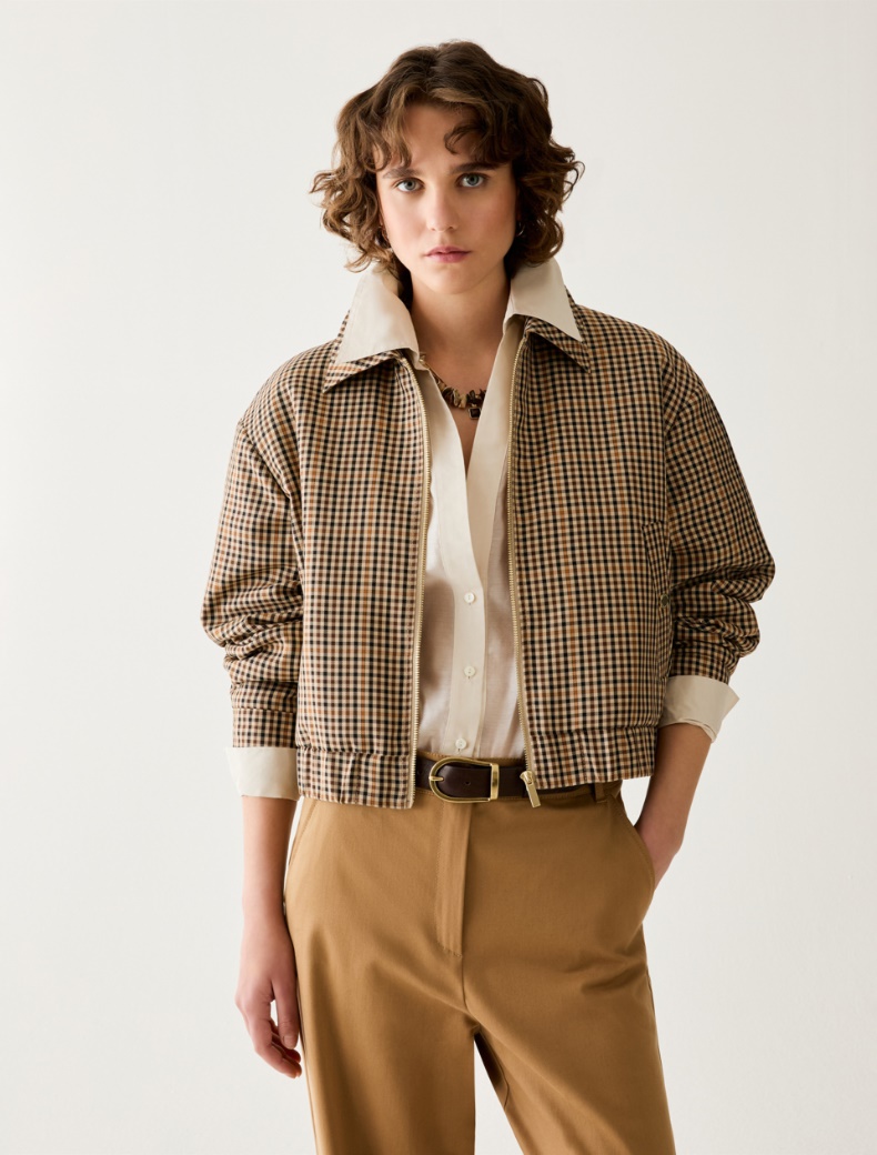 Gingham bomber jacket - Pennyblack - 7