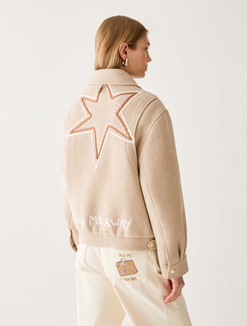 Embroidered cloth jacket - Pennyblack - 3