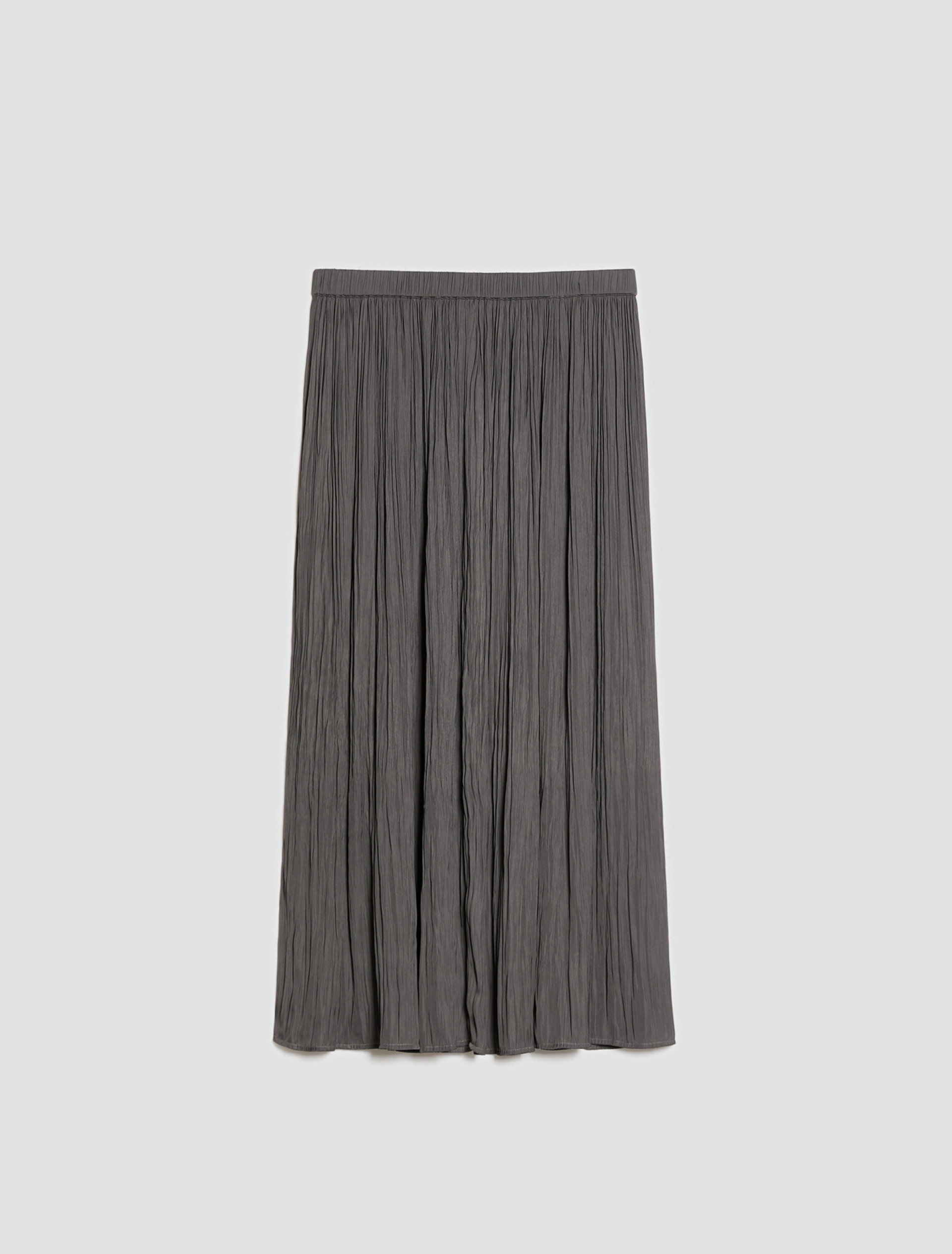 Crinkle satin midi skirt - PEWTER - Pennyblack - 2