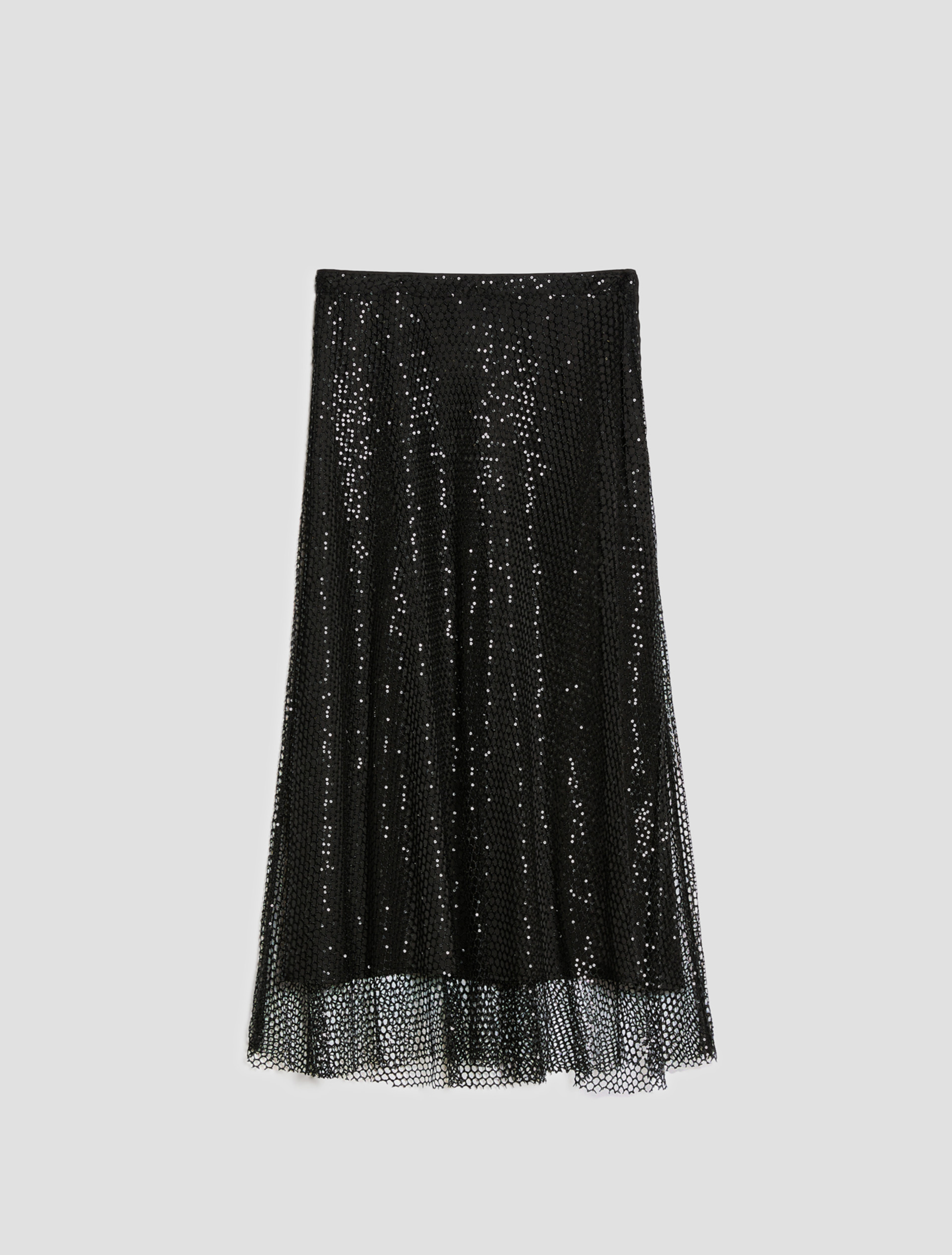 Sequinned mesh skirt - BLACK - Pennyblack - 2
