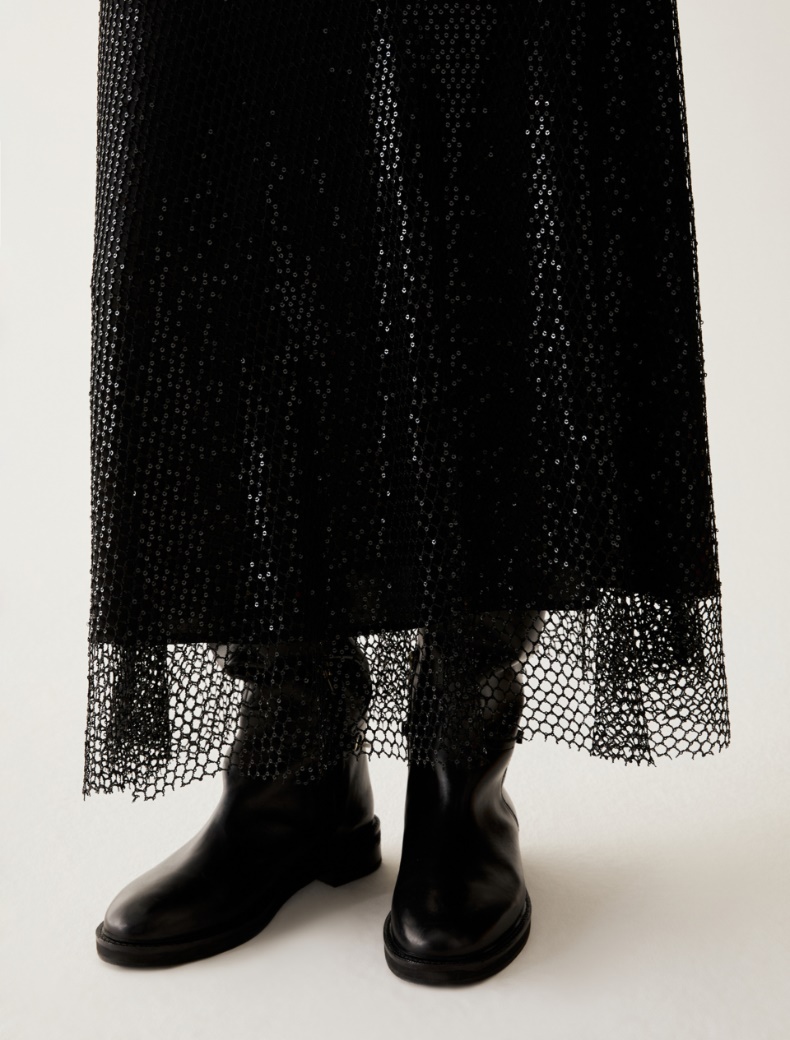 Sequinned mesh skirt - Pennyblack - 4
