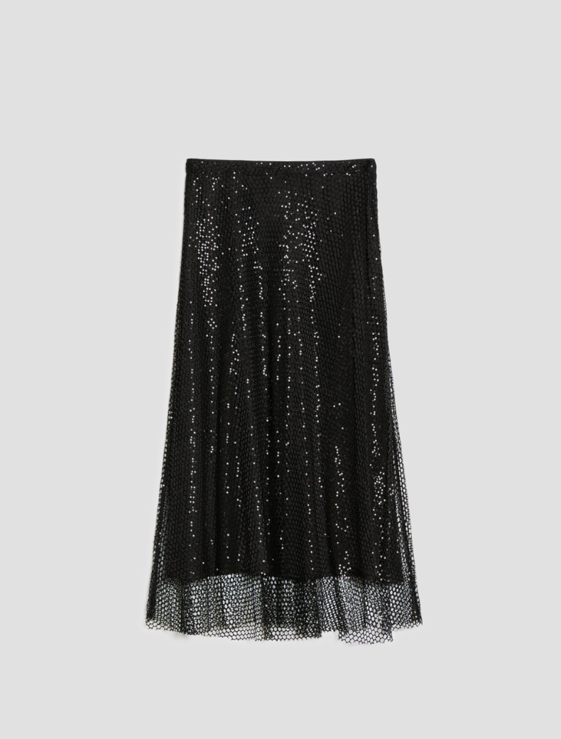 Sequinned mesh skirt - Pennyblack - 7