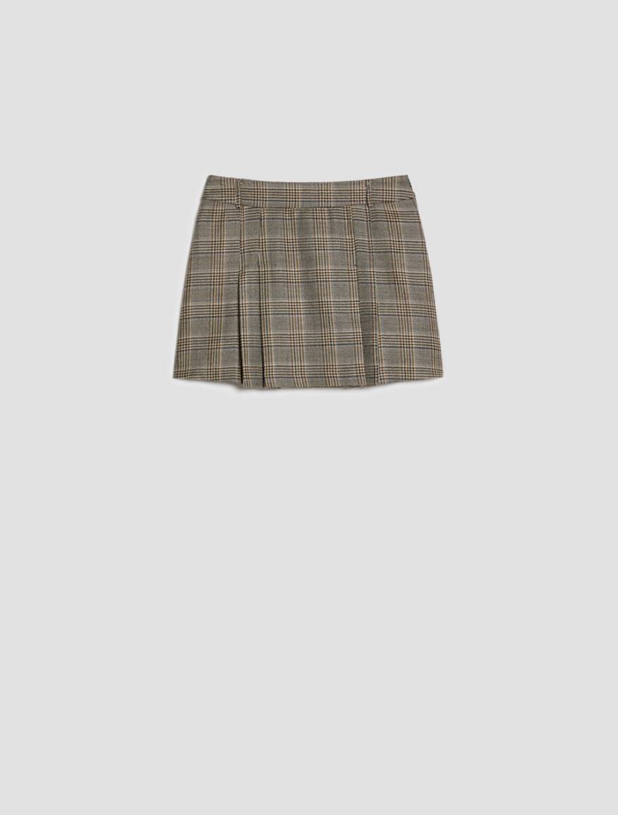 Pure wool miniskirt - SAND - Pennyblack - 2