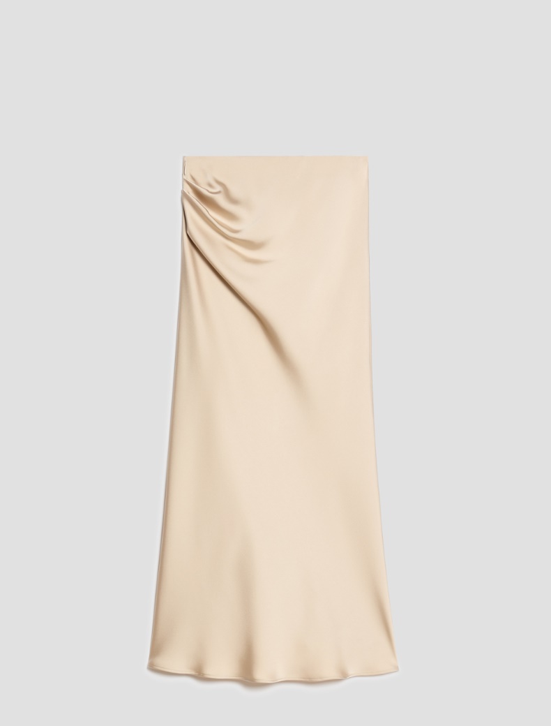 Draped satin skirt - Pennyblack - 2
