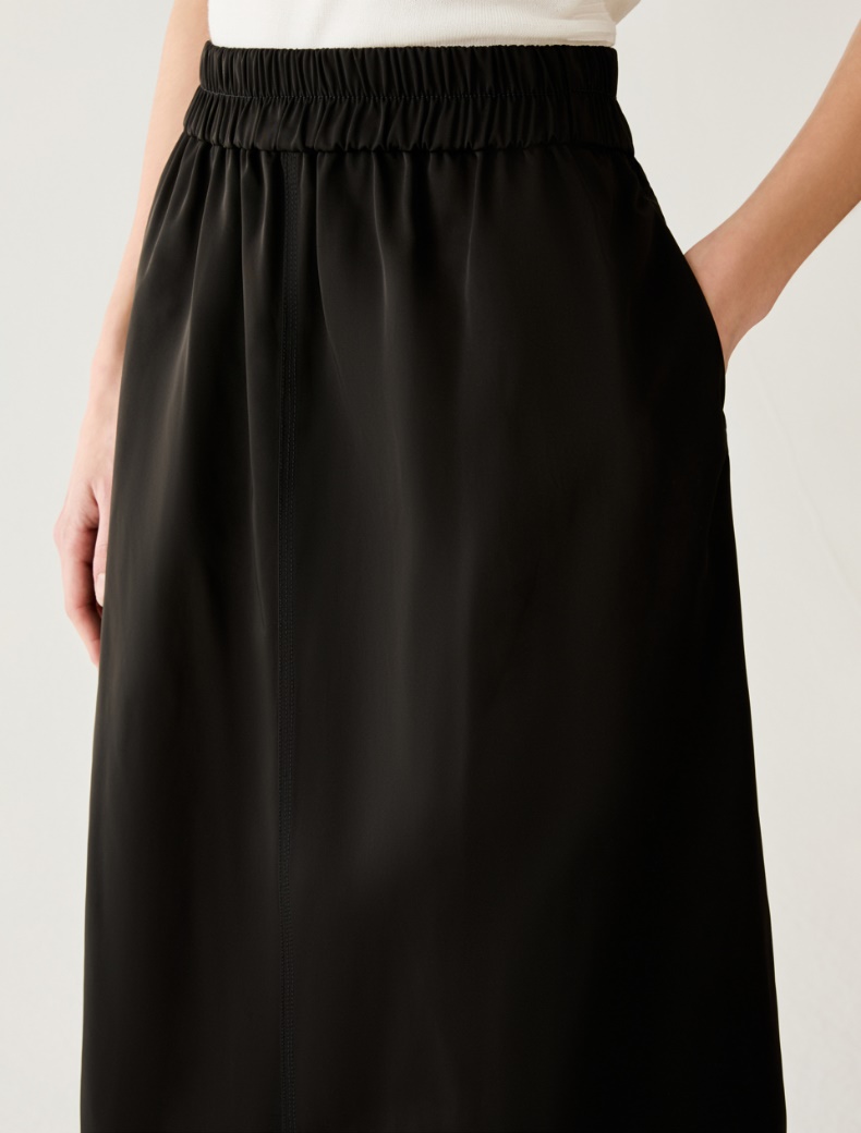 Technical gabardine midi skirt - Pennyblack - 4