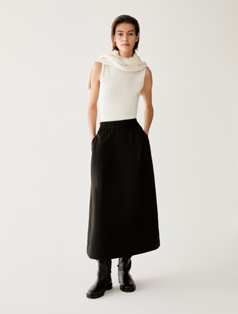 Technical gabardine midi skirt - Pennyblack - 6