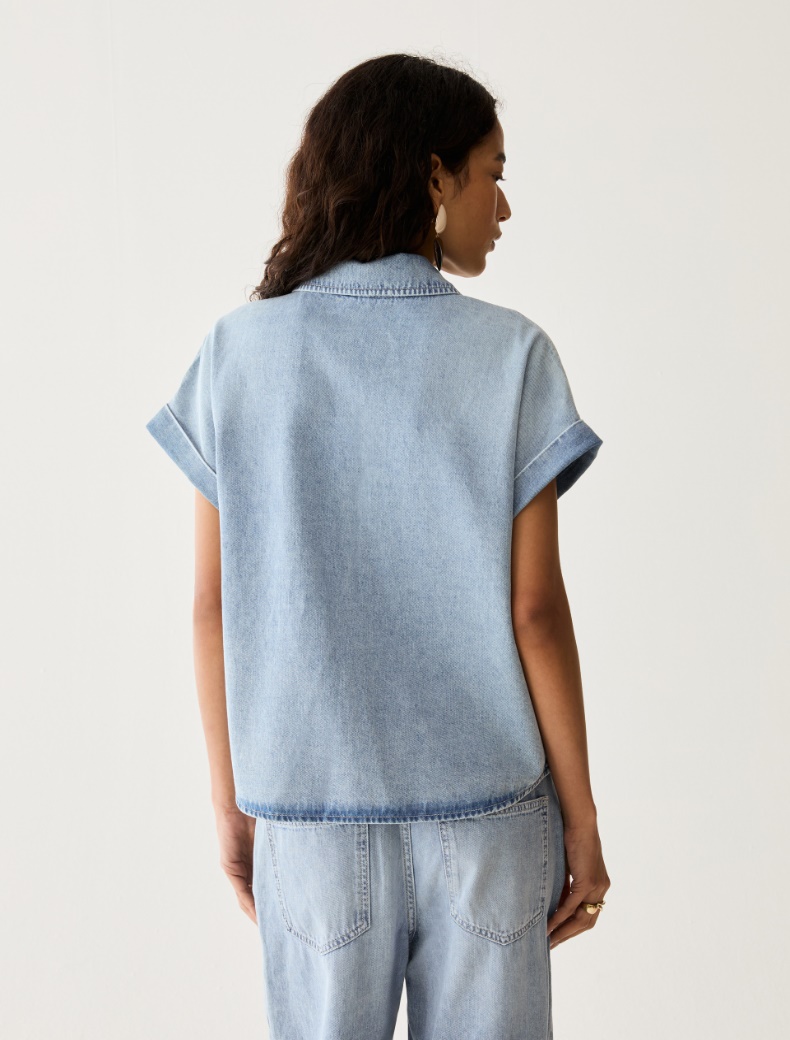 Lightweight denim shirt - Pennyblack - 3