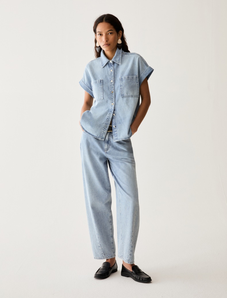 Lightweight denim shirt - Pennyblack - 5