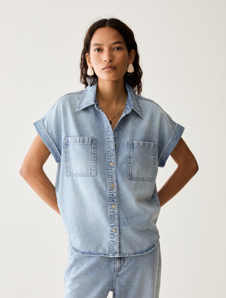 Lightweight denim shirt - Pennyblack - 6