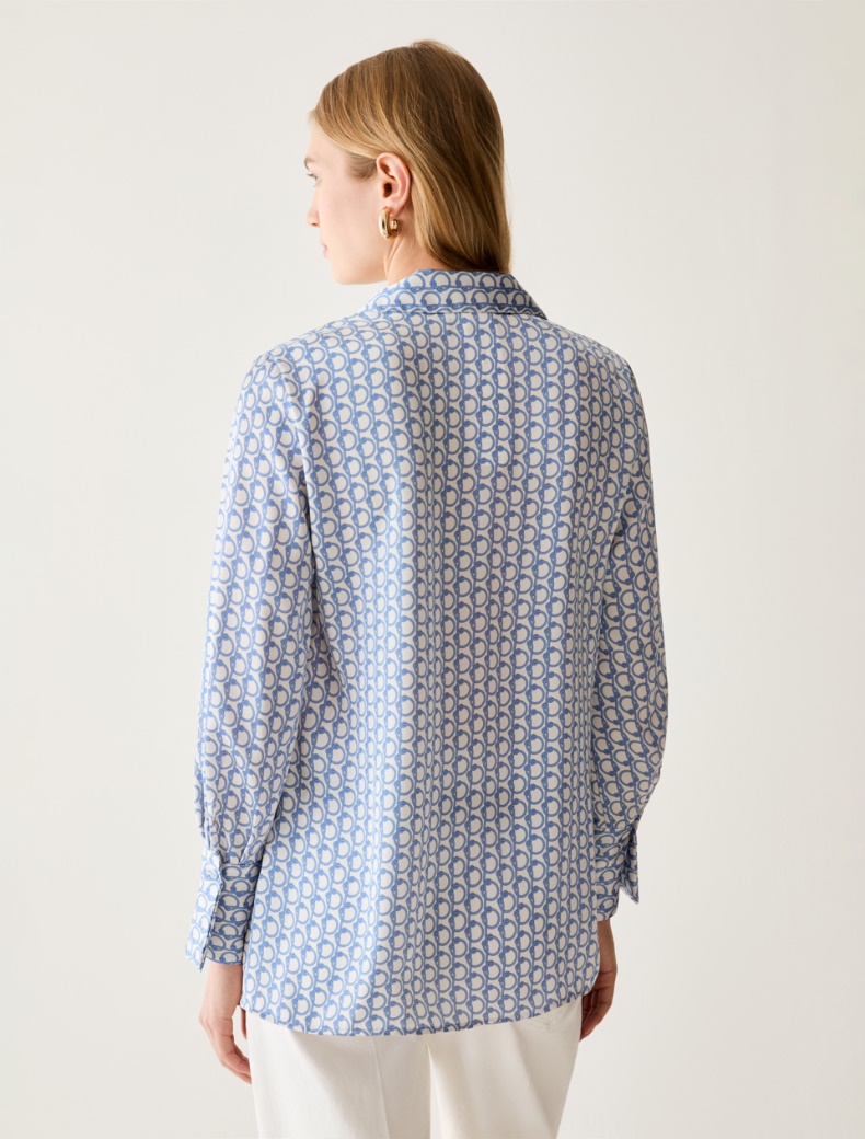 Patterned satin shirt - Pennyblack - 3