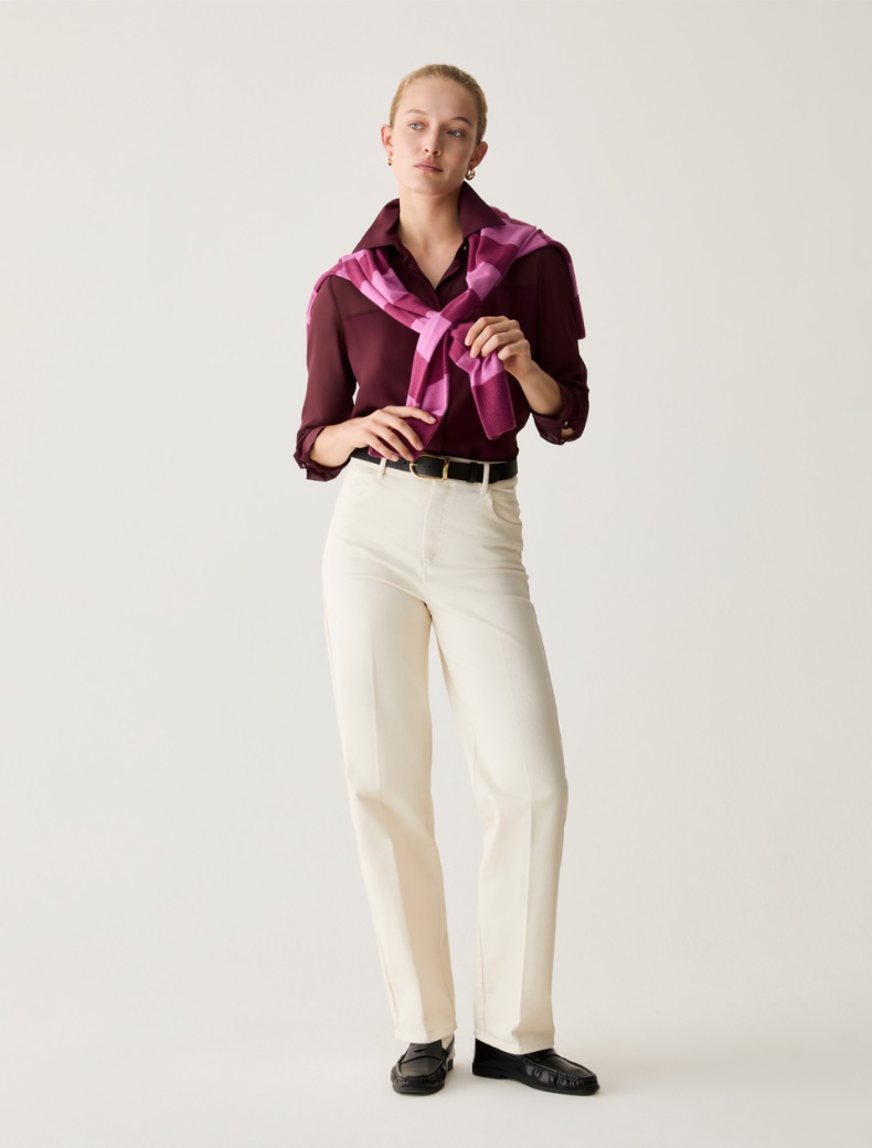 Mixed-material shirt - Pennyblack - 5