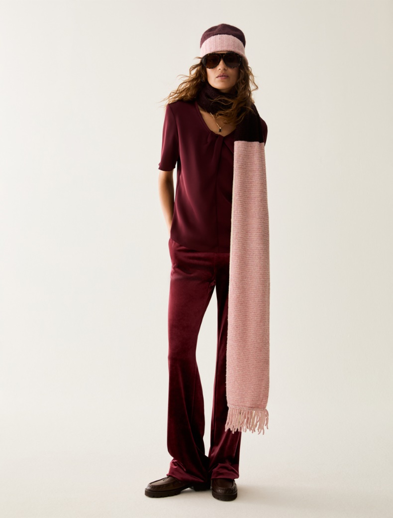 Draped satin T-shirt - Pennyblack - 5