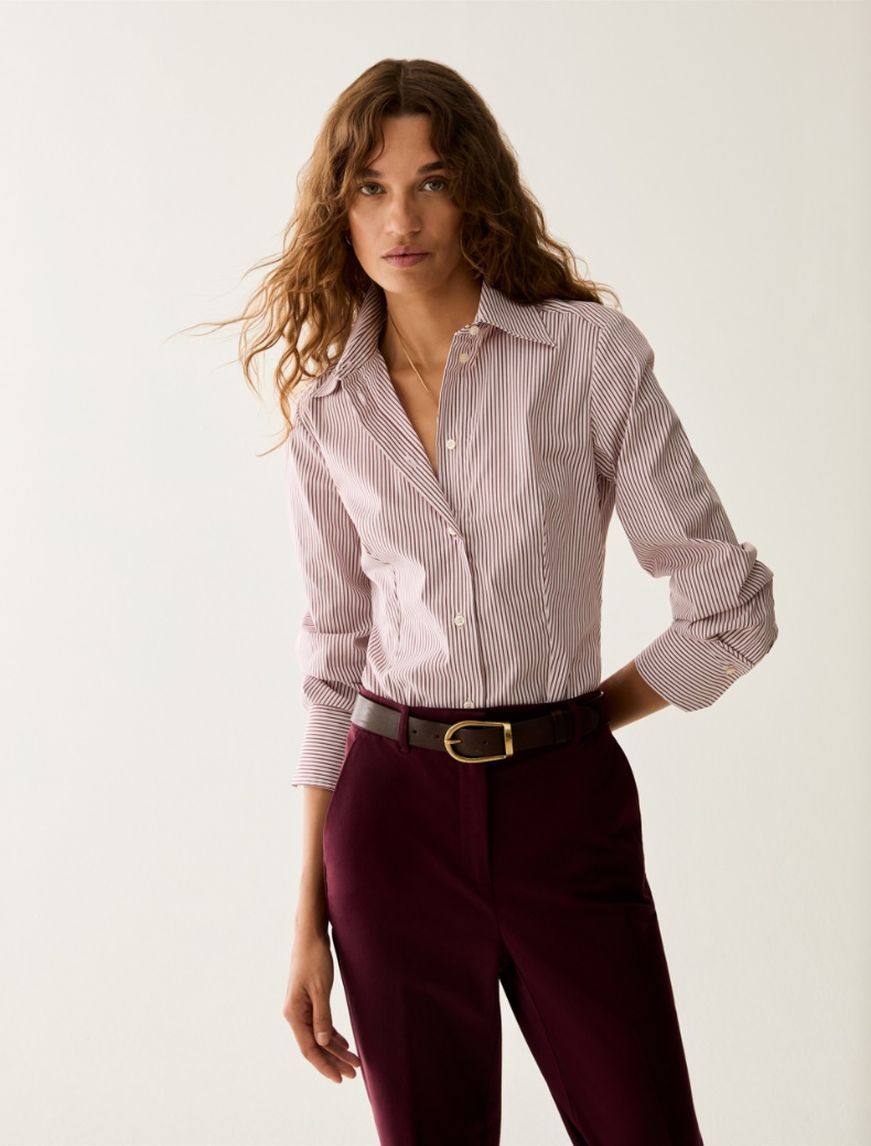 Slim-cut poplin shirt - Pennyblack