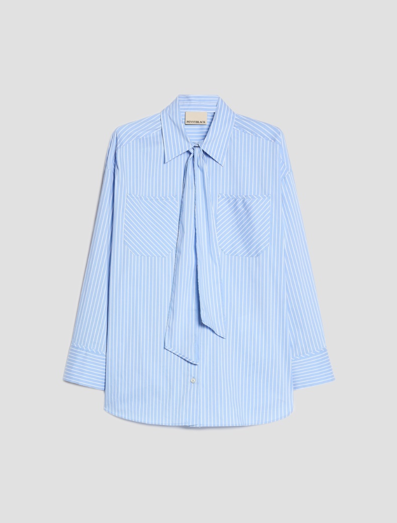 Oversized poplin shirt - Pennyblack - 2
