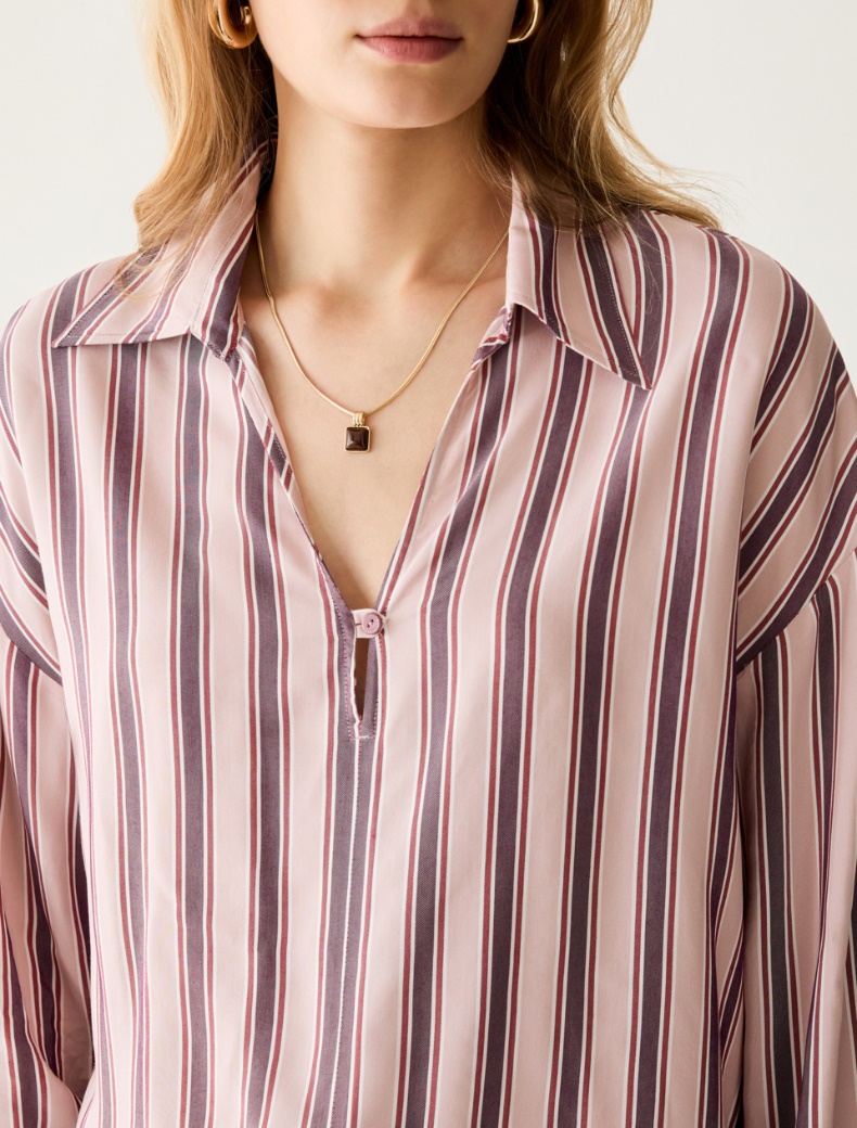 Fluid twill blouse - Pennyblack - 4