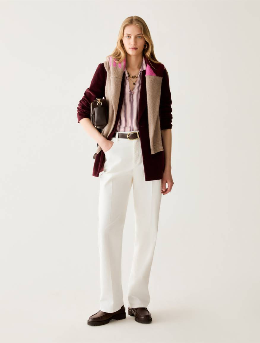 Fluid twill blouse - PINK - Pennyblack - 5