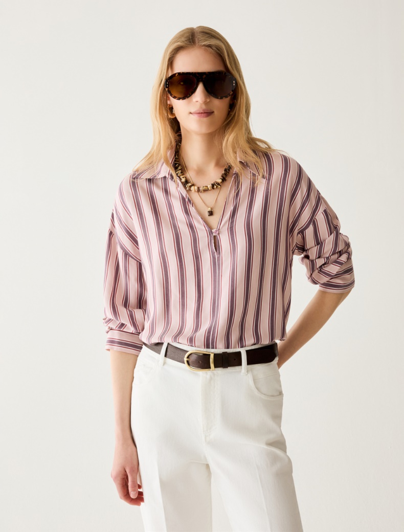 Fluid twill blouse - Pennyblack - 6