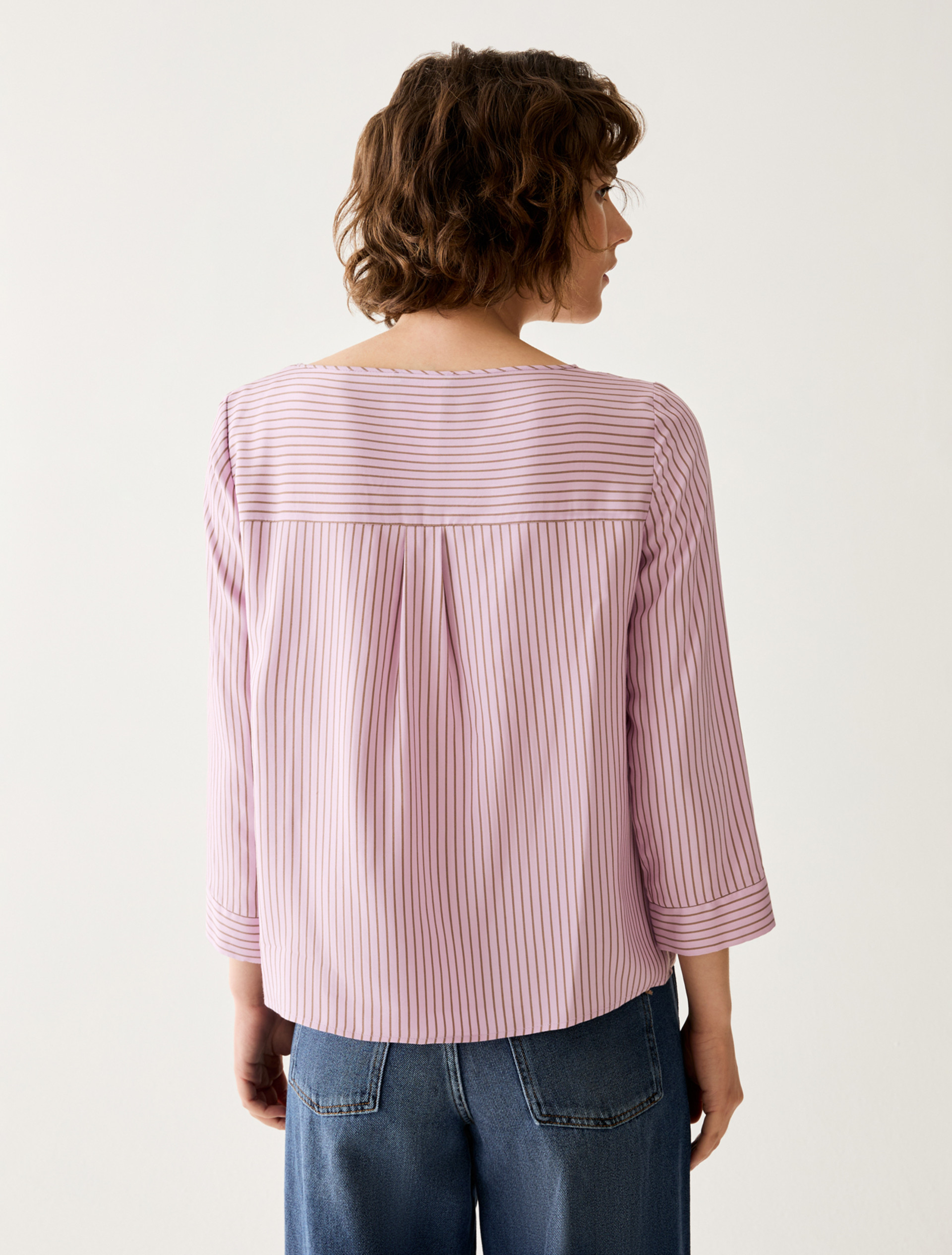 Fluid twill blouse - LILAC - Pennyblack - 3