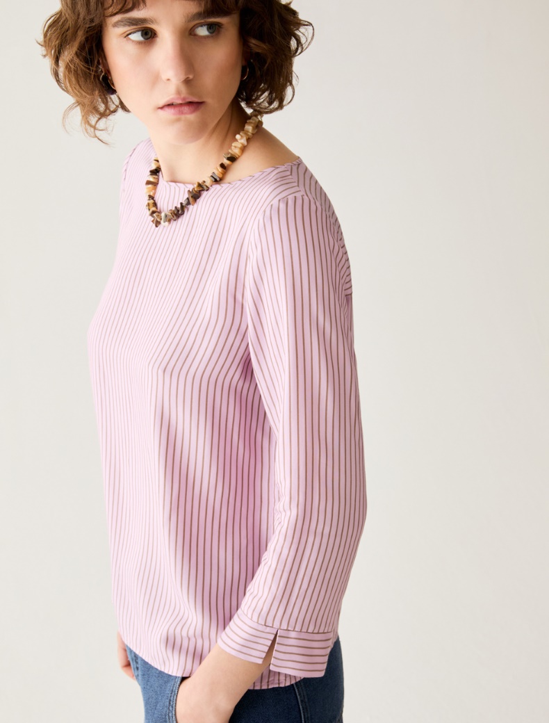 Fluid twill blouse - Pennyblack - 4