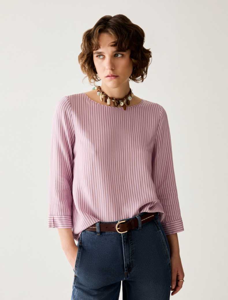 Fluid twill blouse - Pennyblack - 6