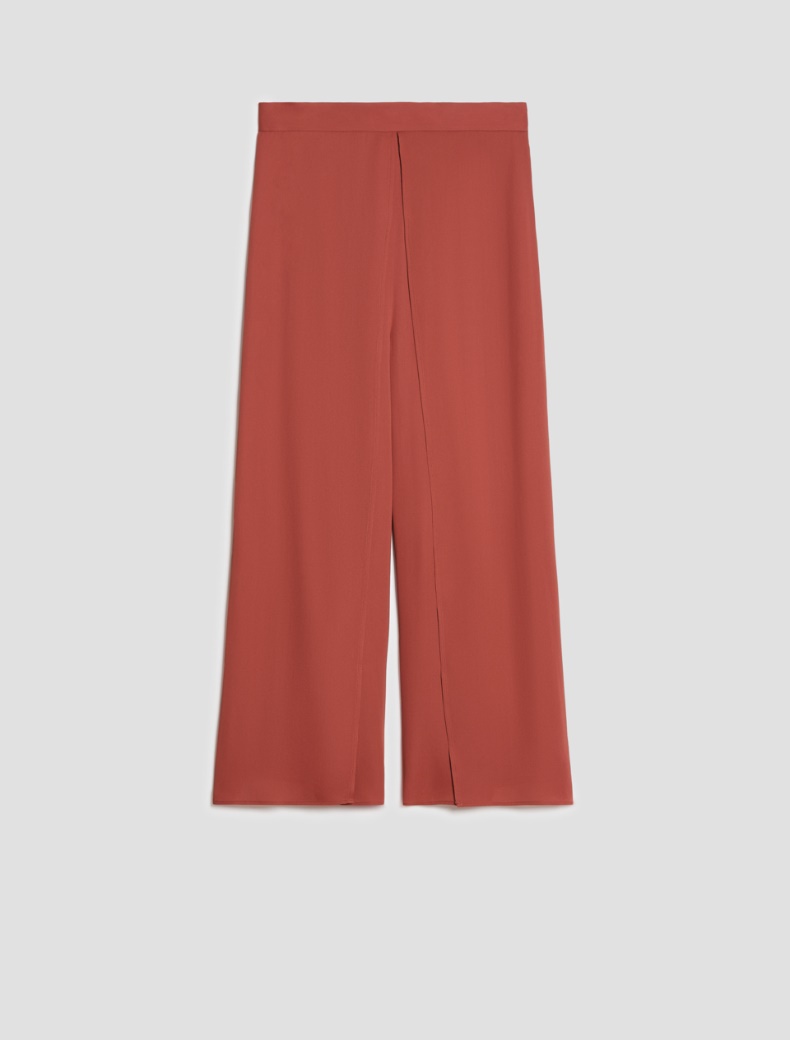 Double georgette trousers - RED - pennyblack