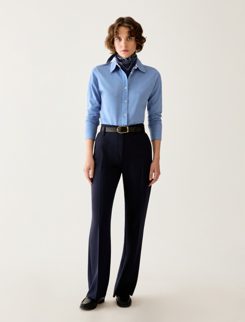 Straight-cut cady trousers - Pennyblack