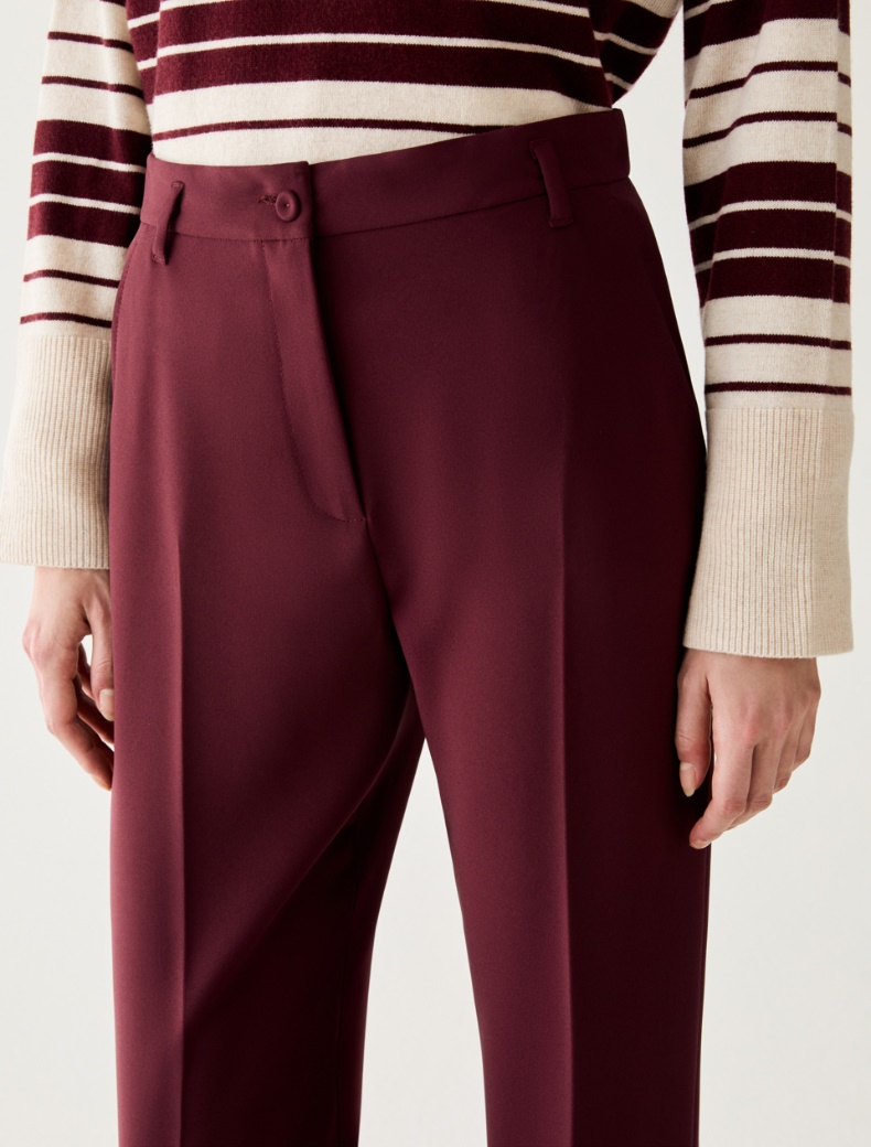 Straight-cut cady trousers - Pennyblack - 4