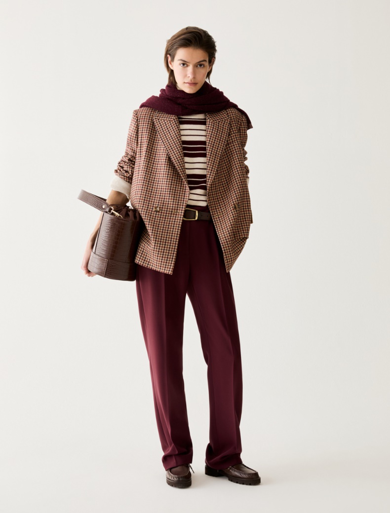 Straight-cut cady trousers - Pennyblack - 5