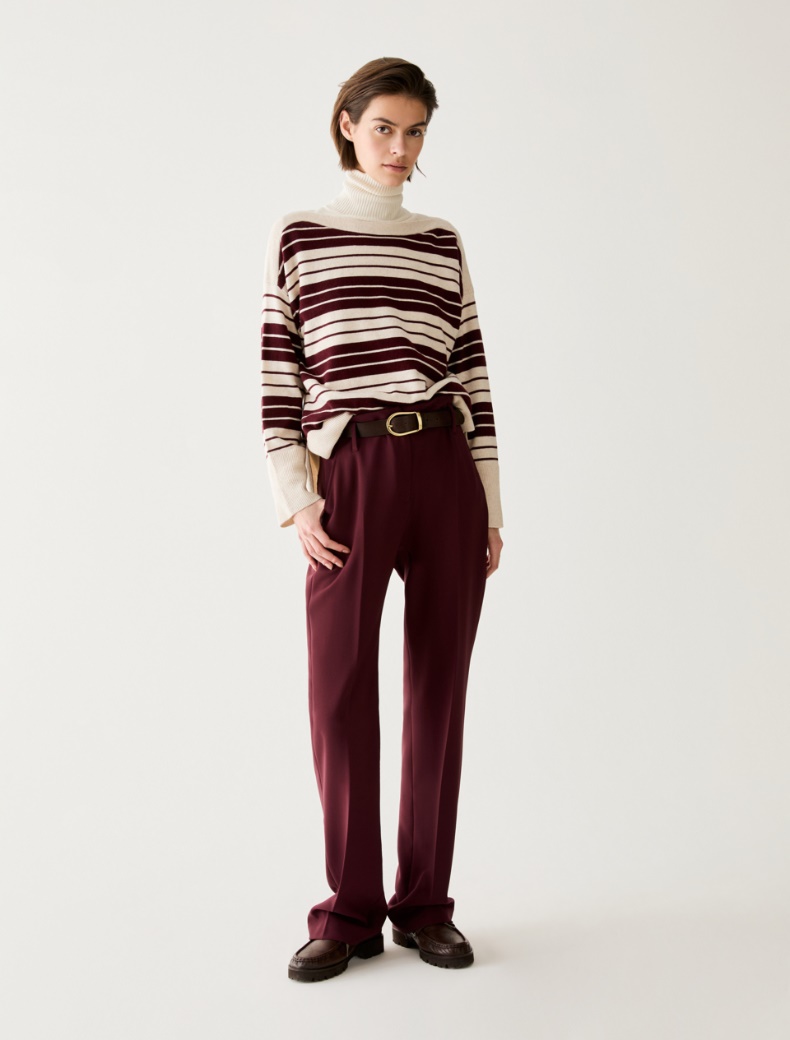 Straight-cut cady trousers - Pennyblack - 6