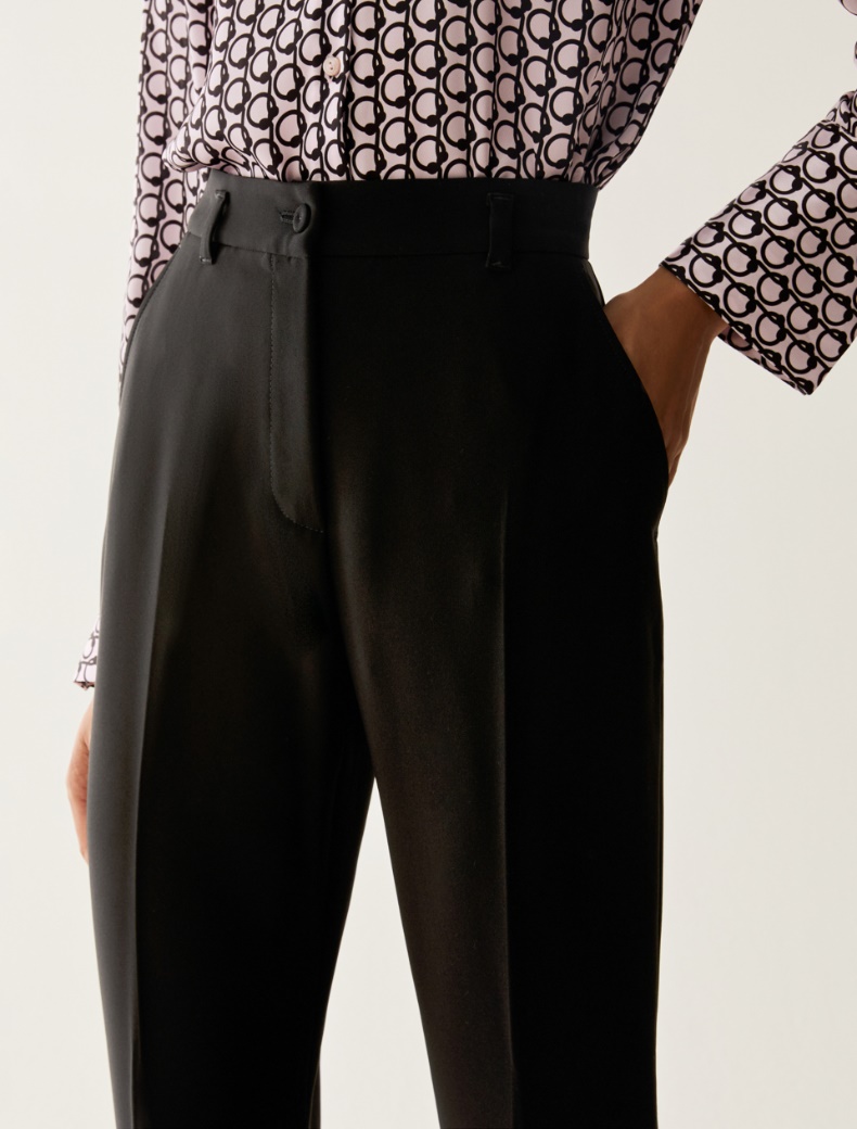 Straight-cut cady trousers - Pennyblack - 4