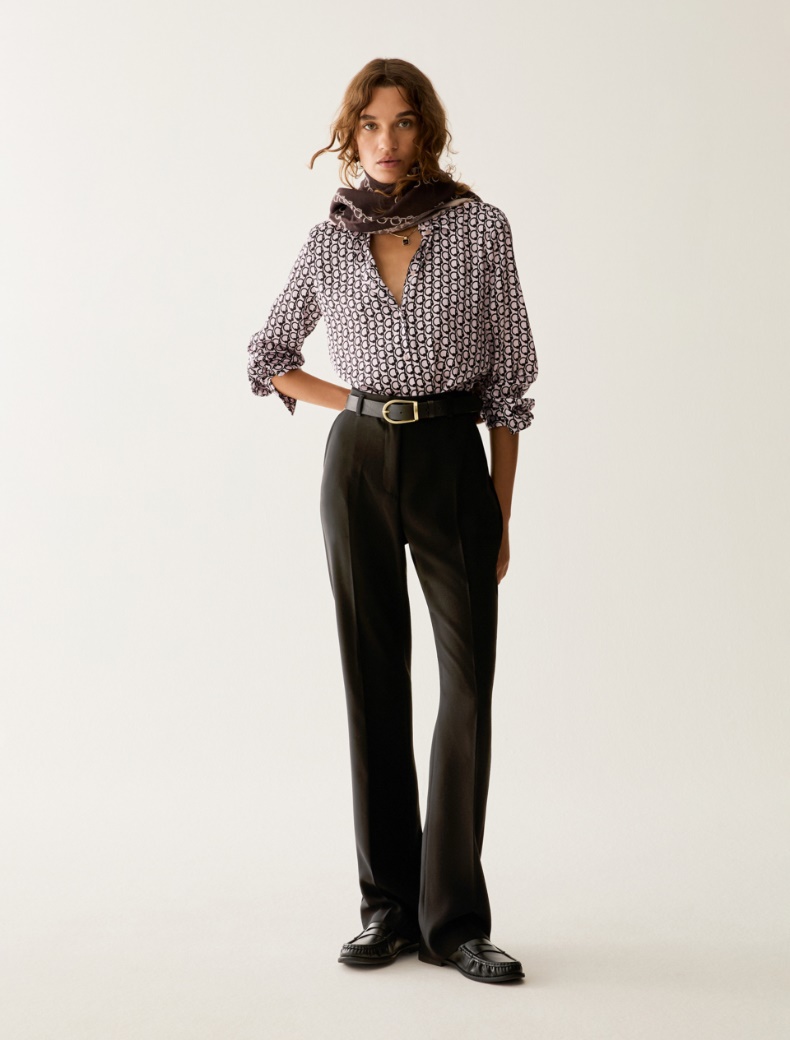 Straight-cut cady trousers - Pennyblack - 6