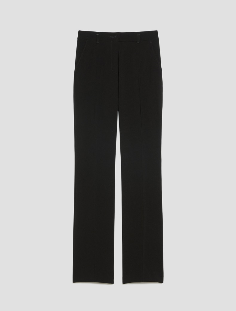 Straight-cut cady trousers - Pennyblack - 7