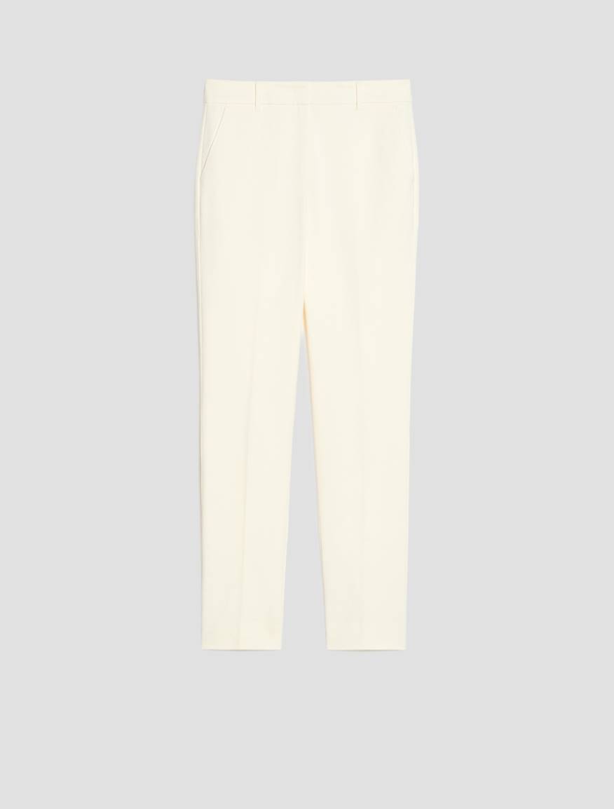 Slim-cut trousers - WHITE - Pennyblack - 2