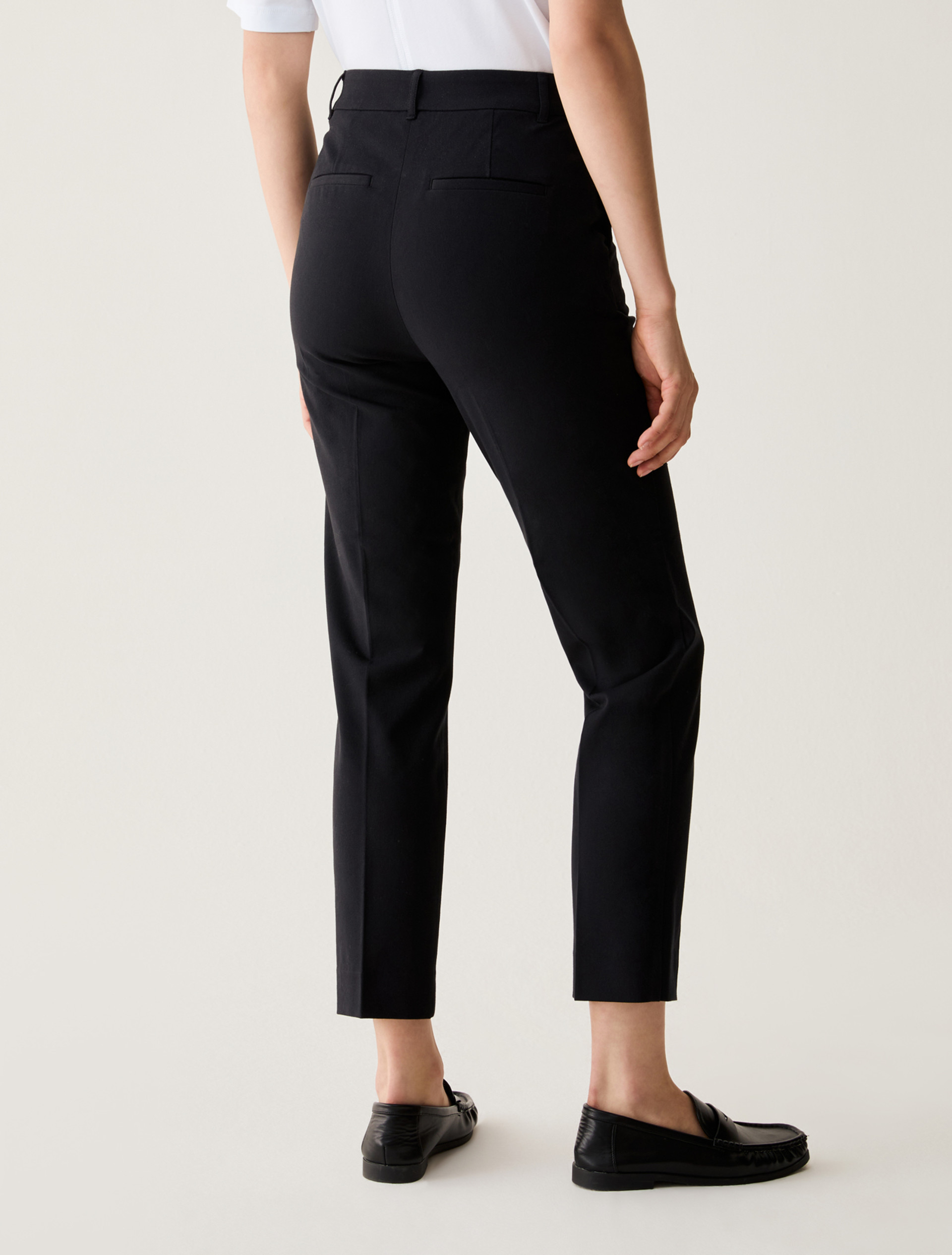 Slim-cut trousers - BLACK - Pennyblack - 3