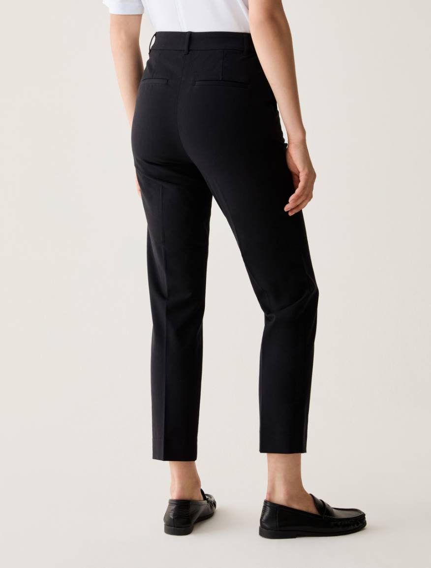 Slim-cut trousers - BLACK - Pennyblack - 3